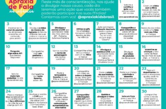 Calendário de Atividades Abrapraxia Maio 2021