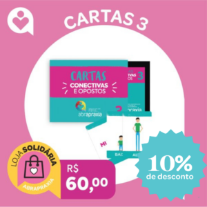 Doe R$ 60,00 e ganhe os CARDS Conectivas & Opostos