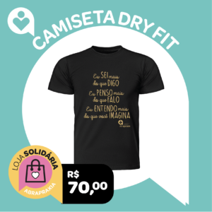Doe R$ 70,00 e Ganhe uma Camiseta Preta