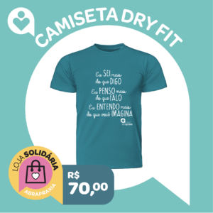 Doe R$ 70,00 e Ganhe uma Camiseta Turquesa