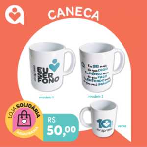 Doe R$ 50,00 e ganhe uma Caneca da Abrapraxia