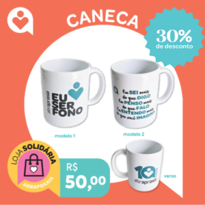 Doe R$ 50,00 e ganhe uma Caneca da Abrapraxia