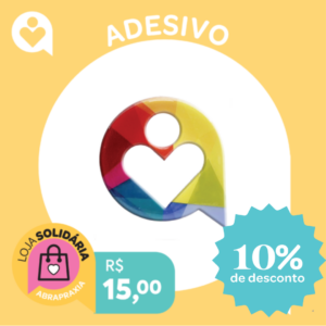 Doe R$ 15,00 e ganhe um Adesivo da Abrapraxia