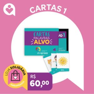 Doe R$ 60,00 e ganhe os CARDS Palavras Alvo