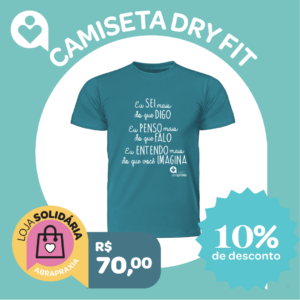 Doe R$ 70,00 e Ganhe uma Camiseta Turquesa