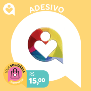 Doe R$ 15,00 e ganhe um Adesivo da Abrapraxia