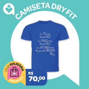 Doe R$ 70,00 e Ganhe uma Camiseta Azul